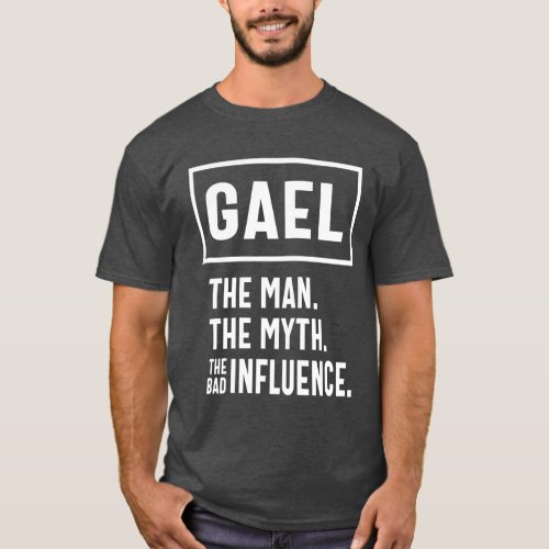 Gael Personalized Name Birthday Gift T_Shirt