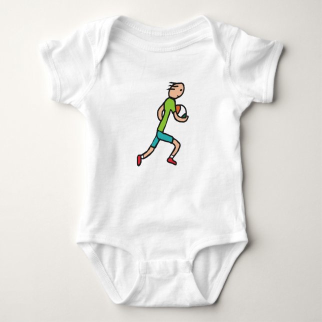 Gaelic Football Baby Bodysuit (Front)