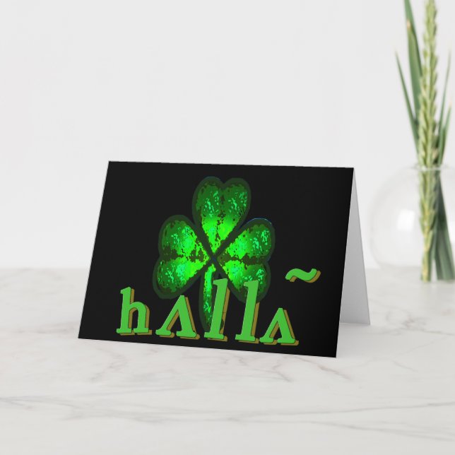 Gaelic Hello Card (Front)