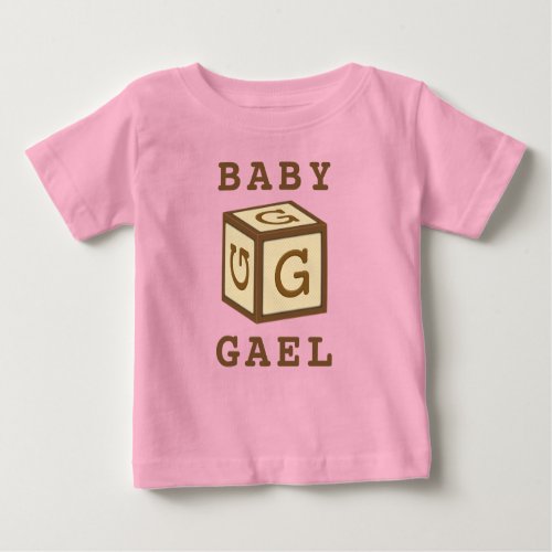 Gaels Name on American Apparel Baby T_Shirt