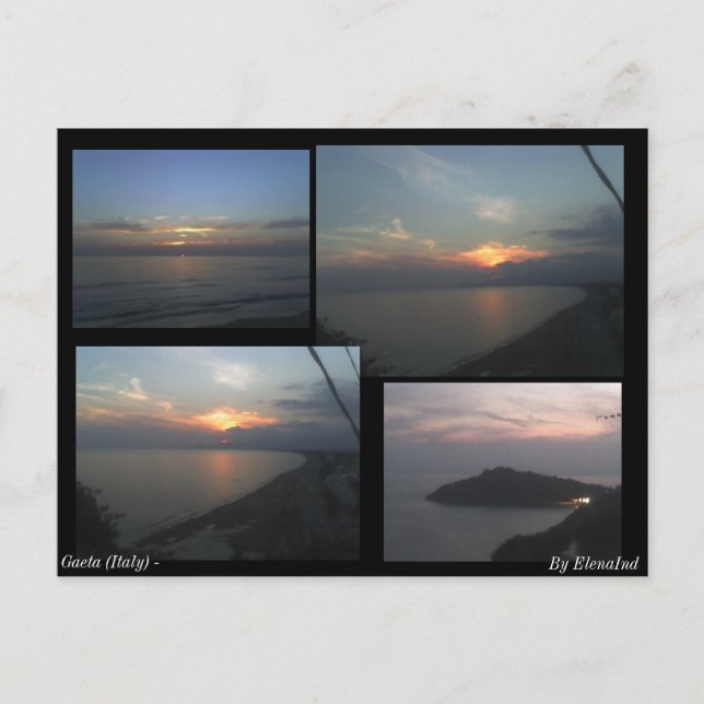 Gaeta (Italy) Sunshine Postcard (Front)