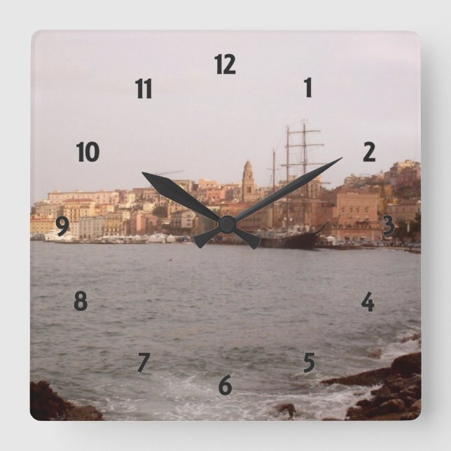 Gaeta View Wall Clock (Front)