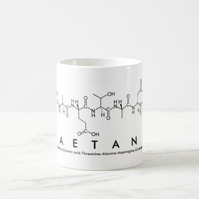 Gaetane peptide name mug (Center)