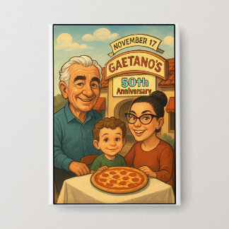 Gaetano’s of Tierrasanta 50th Anniversary Button