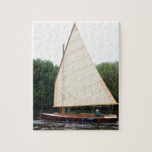 Gaff Rigged Sailing Boat Jigsaw Puzzle