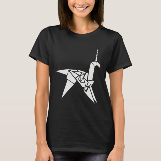 GAFF S ORIGAMIUNICORN Nerd Geek Graphic T-Shirt (Front)