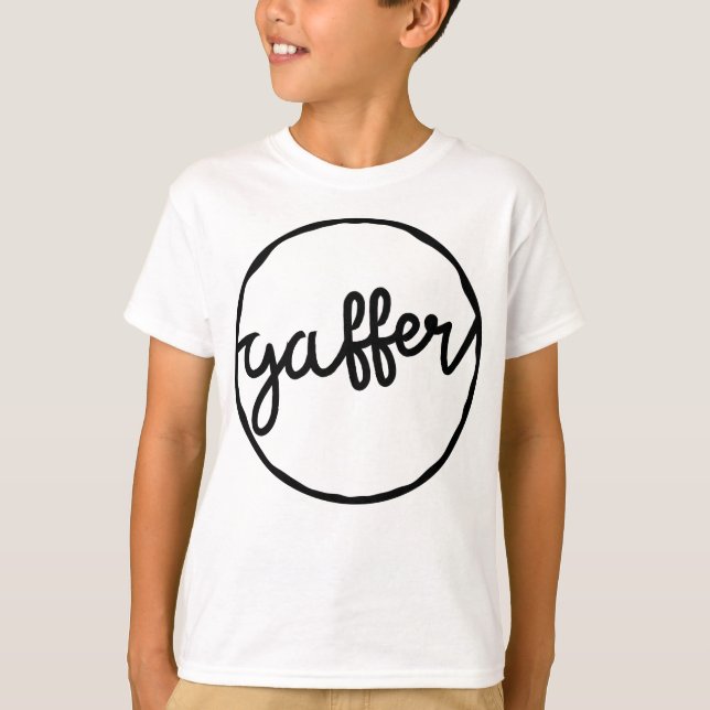 Gaffer British Soccer Slang Dialect T-Shirt (Front)