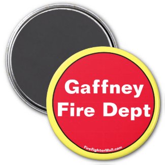 Gaffney Fire Dept magnet