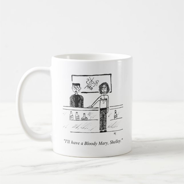 Gag Cartoon Mug (Left)