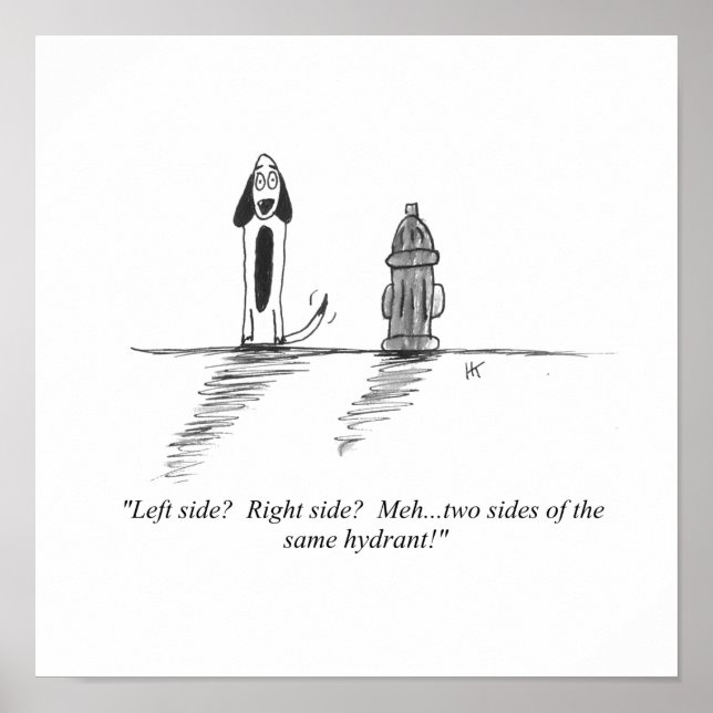 Gag Cartoon Print (Front)