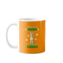 Gaga and Grumps Cheese Animal Funny Orange Ceramic