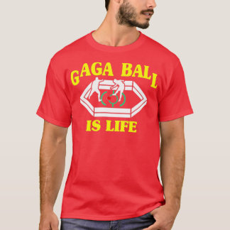 Gaga Ball Pit Is Life Dodgeball Soccer Funny Cool  T-Shirt