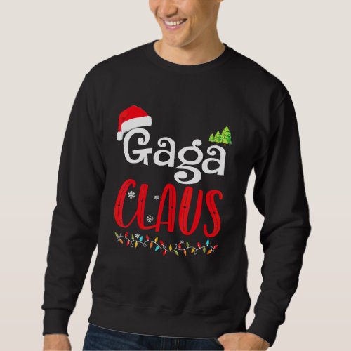 Gaga Claus Matching Family Christmas Pajamas Xmas  Sweatshirt