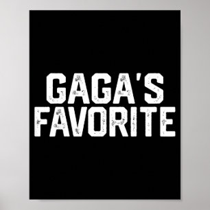 Gaga’s Favorite Funny Grandparent Granhild Vintage Poster