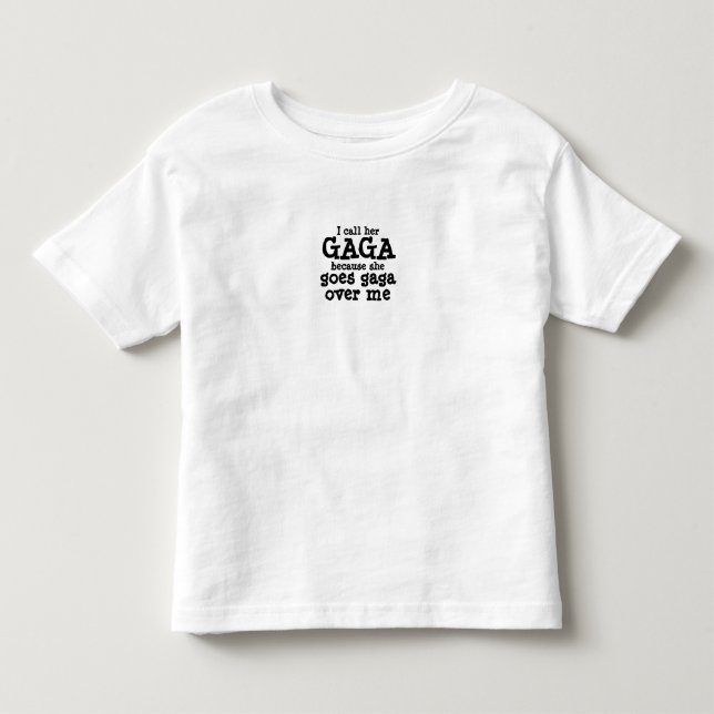 Gaga Shirt Toddler Mother's Day Grandma (Front)