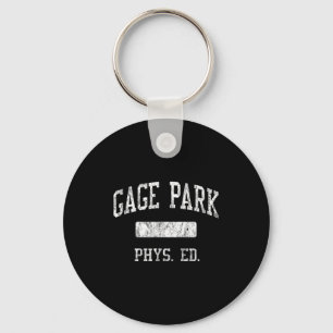 Gage park high school hs chicago il phys ed keychain