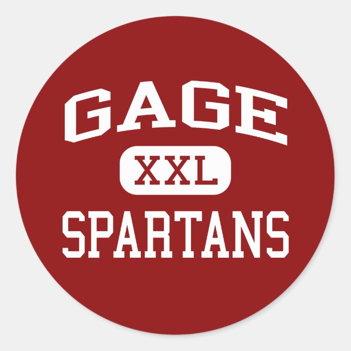 Gage   Spartans   Middle   Huntington Park Sticker