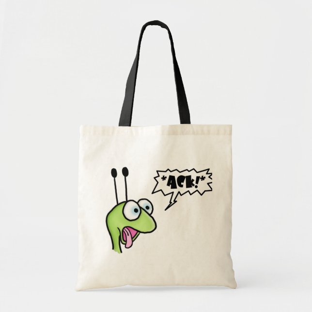 Gagging Bug Tote Bag (Front)
