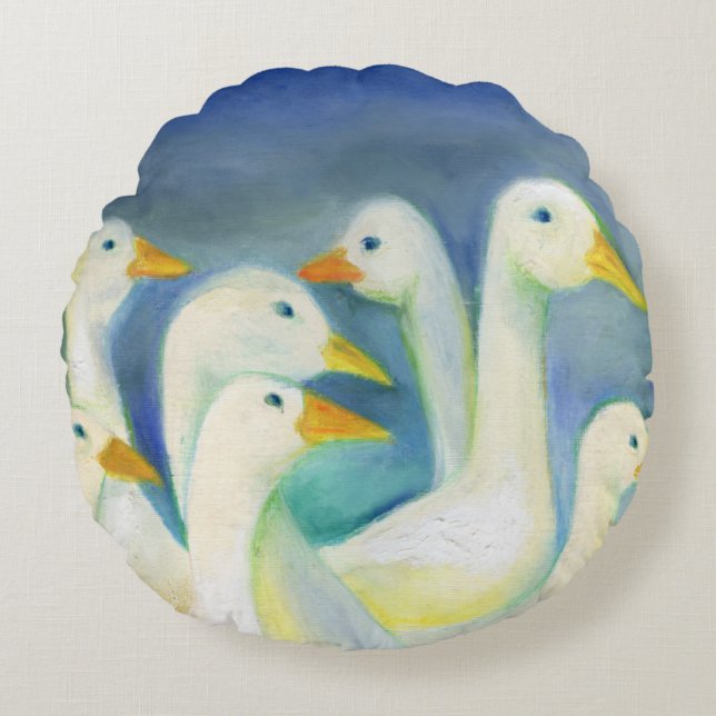 Gaggle 2012 round pillow (Front)