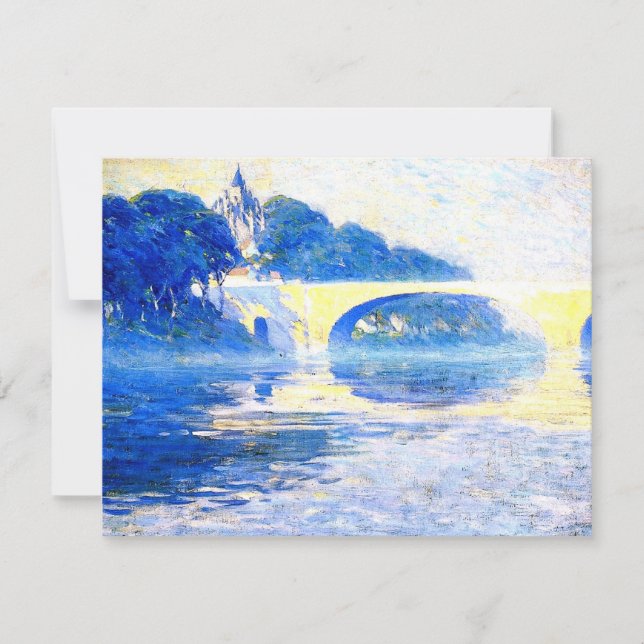 Gagnon - Early Morning Mist Pont de L'arche Card (Front)