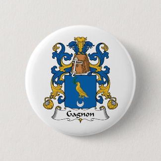 Gagnon Family Crest Button