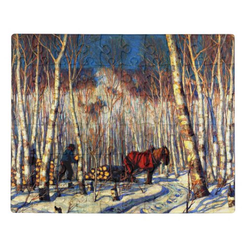 Gagnon _ March in the Birch Woods Jigsaw Puzzle