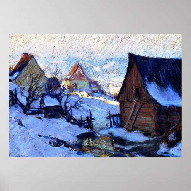 Gagnon - Spring Thaw, Baie-Saint-Paul Poster (Front)
