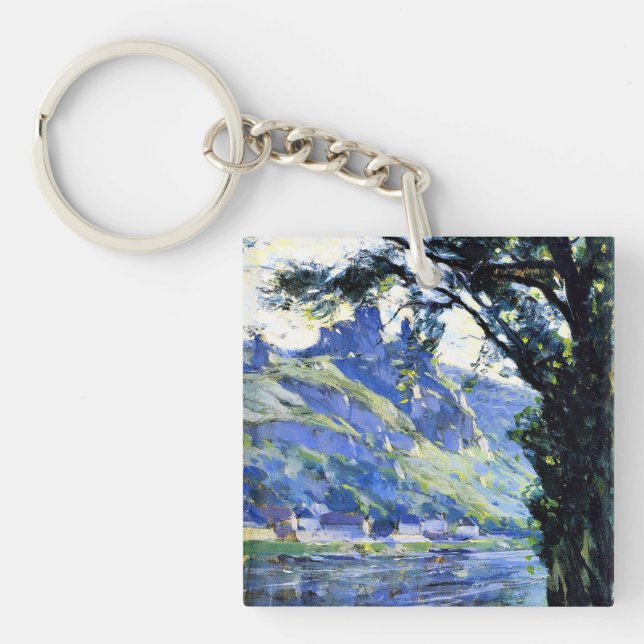 Gagnon - Summer Day, Les Andelys, Normandy Keychain (Front)