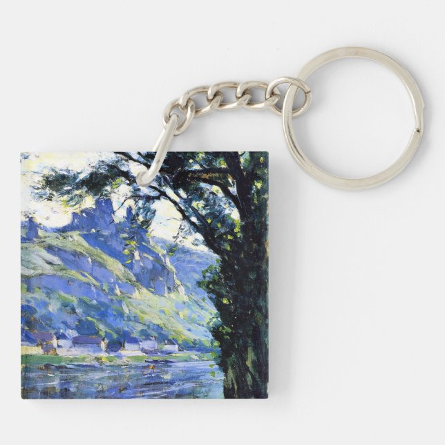 Gagnon - Summer Day, Les Andelys, Normandy Keychain (Back)