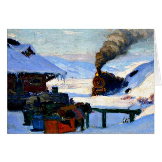 Gagnon - The Train, Baie-Saint-Paul Cards (Front Horizontal)