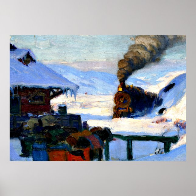 Gagnon - The Train, Baie-Saint-Paul Poster (Front)
