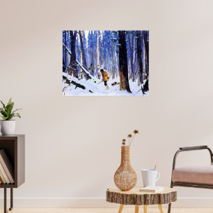 Gagnon - Trapper in the Woods Poster
