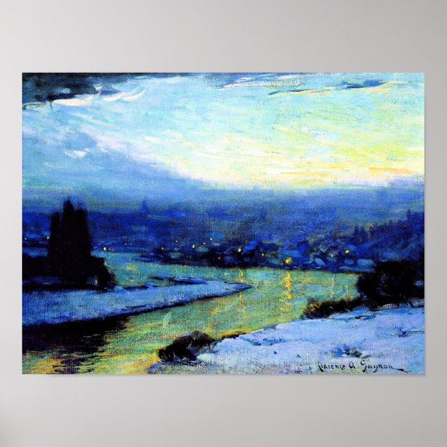 Gagnon - Twilight, fine art painting Poster (Front)