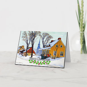 Gagnon -Winter Morning, Baie-Saint Paul, Christmas Card