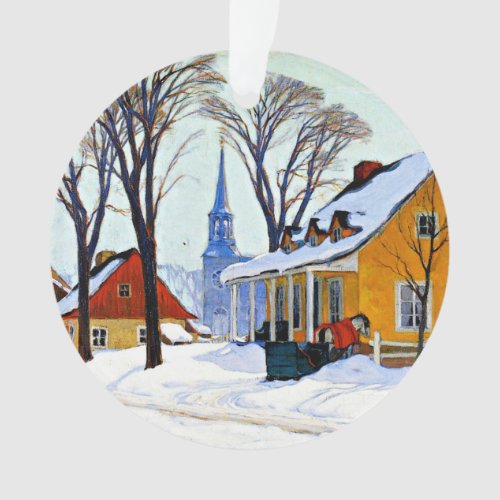 Gagnon _ Winter Morning Baie_Saint Paul Ornament