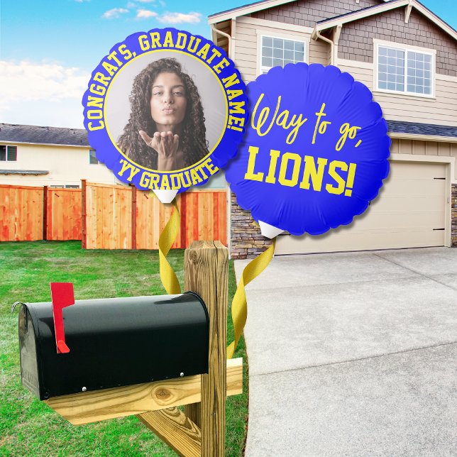 Gahanna Lincoln Lions Graduate Balloon for Mailbox (Creator Uploaded)
