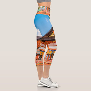 Gai-Haiden, Fushimi Inari-Taisha shrine, Kyoto #2 Capri Leggings