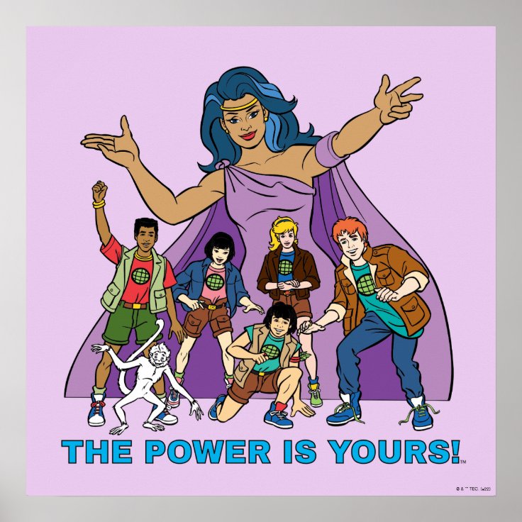 Gaia and the Planeteers Graphic Poster | Zazzle