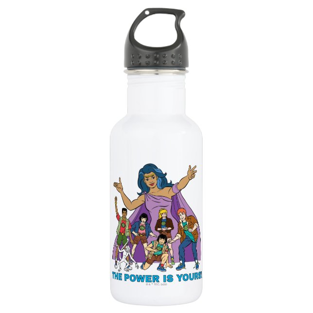 Gaia and the Planeteers Graphic Stainless Steel Water Bottle (Front)