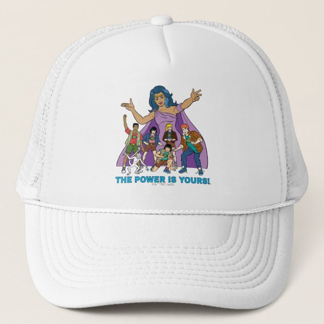 Gaia and the Planeteers Graphic Trucker Hat (Front)