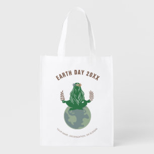 Gaia Earth Goddess, Mother Earth, Earth Day Grocery Bag
