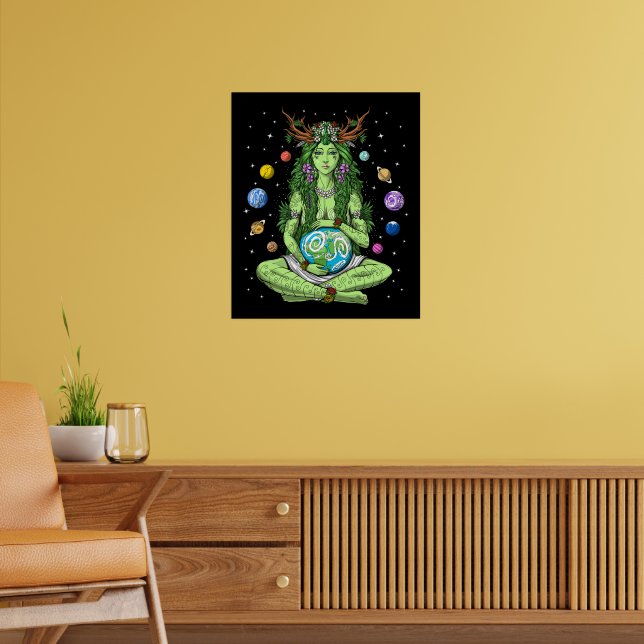 Gaia Mother Earth Goddess Poster | Zazzle