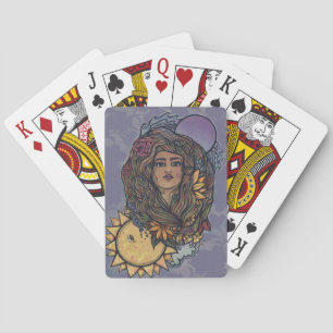 Gaia mother Earth Goddess Tarot the World Poker Cards