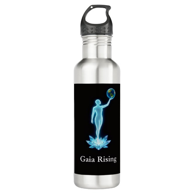 Gaia Rising Stainless Steel Waterbottle Water Bottle (Front)