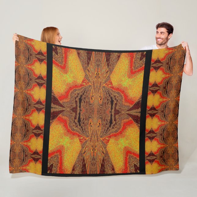 Gaia’s Garden 14  Fleece Blanket (In Situ)