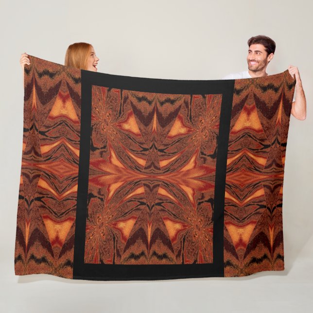 Gaia’s Garden 1 Fleece Blanket (In Situ)