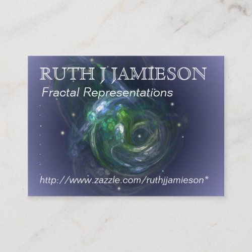 GAIA THE LIVING PLANET BUSINESS CARD TEMPLATE