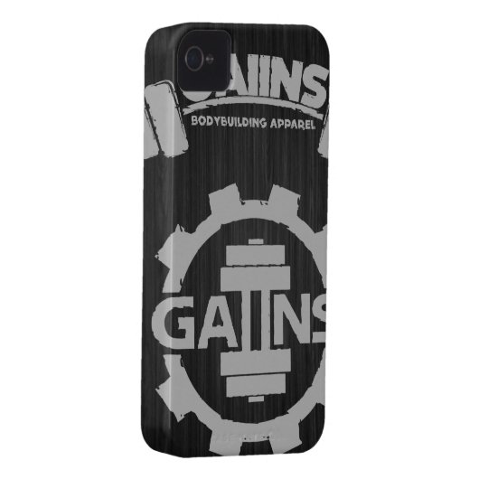 GAIINS BODYBUILDING APPAREL *NEW* IPHONE*CASE Case-Mate iPhone CASE (Back/Right)