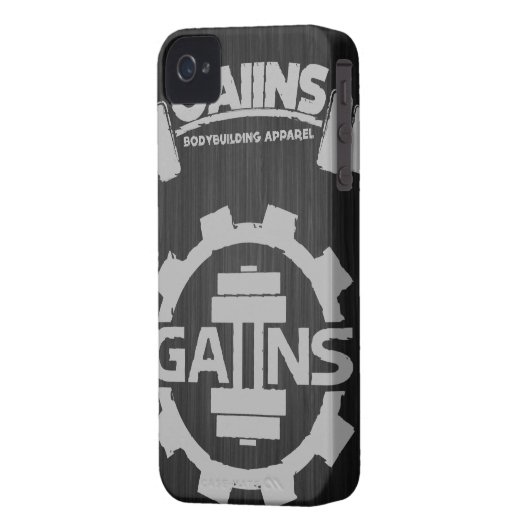 GAIINS BODYBUILDING APPAREL *NEW* IPHONE*CASE Case-Mate iPhone CASE (Back Left)