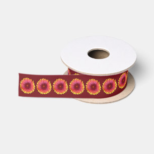 Gaillardia 1 satin ribbon